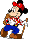 Mickey Mouse hiking