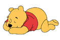 Winnie the Pooh sleeping