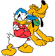 Donald Duck, Pluto