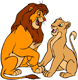 Adult Simba, Nala