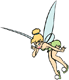 Tinker Bell flying