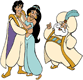 Aladdin, Jasmine, Sultan