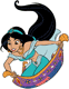 Jasmine on flying carpet