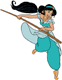 Jasmine pole vaulting