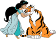 Jasmine kissing Rajah