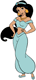 Jasmine posing with her hands on her hips