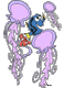 Dory, Marlin, Jellyfish