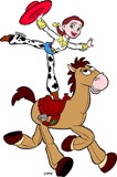Jessie riding Bullseye on one leg