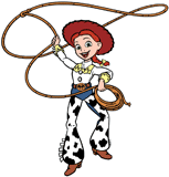 Jessie swinging her lasso