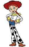 Jessie standing with her hands on her hips