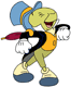 Jiminy Cricket strutting