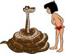 Kaa, Mowgli