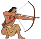 Kocoum, bow, arrow