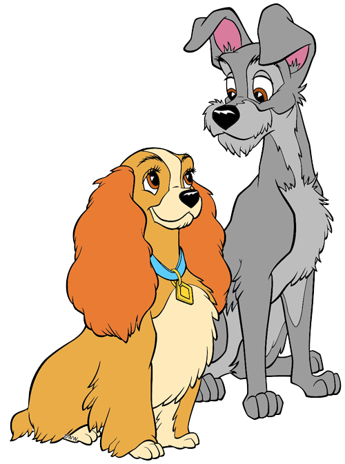 Lady and the Tramp Clip Art 2 | Disney Clip Art Galore