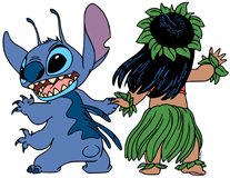 Lilo & Stitch hula dancing