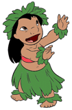 Lilo hula dancing