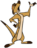 Timon speaking dramatically