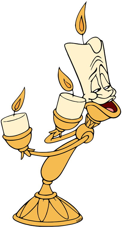 Lumiere, Cogsworth and Fifi Clip Art 2 | Disney Clip Art ...