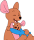 Kanga, Roo hugging