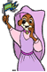 Maid Marian cheering