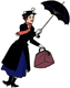 Mary Poppins flying