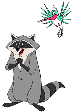 Meeko and Flit