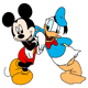 Mickey Mouse, Donald Duck