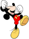 Mickey Mouse cheering