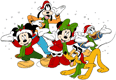 Mickey, Minnie, Donald, Goofy, Pluto