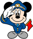 Mickey Mouse the cruise ship captain