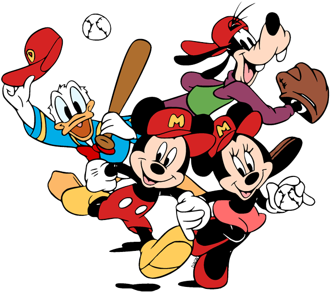 Disney Baseball Clip Art