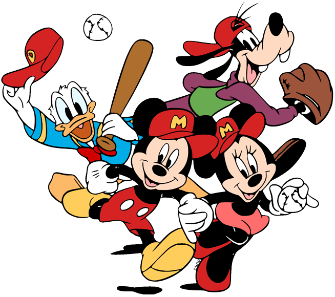 Mickey Mouse and Friends PNG Clipart​