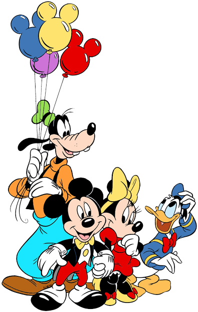 Mickey Mouse and Friends PNG Clipart​