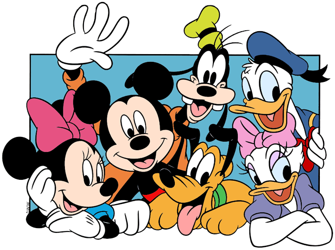 Mickey Mouse and Friends PNG File, Mickey Mouse PNG, Minnie Mouse, Friends  PNG, Mickey & Friends