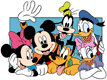 Mickey, Minnie, Daisy, Donald, Goofy