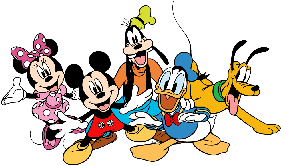 all-original. transparent png images of Disney's Mickey and Minnie Mou...