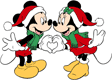 Mickey and Minnie Mouse