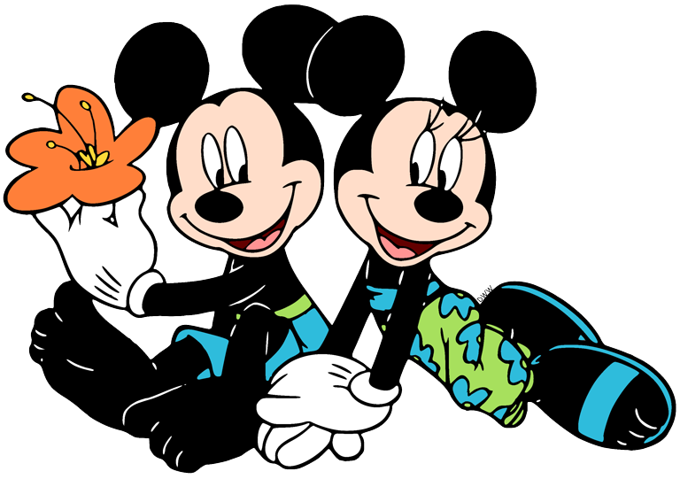 mickey and minnie mouse clip art