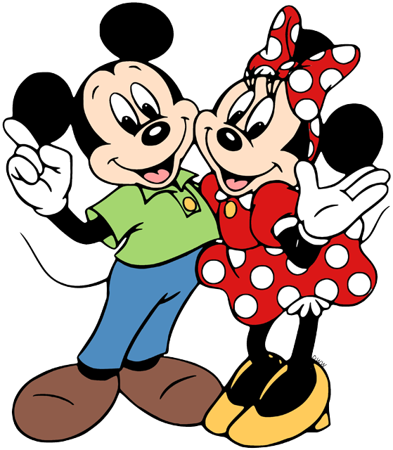 Mickey Mouse And Minnie Mouse Clip Art