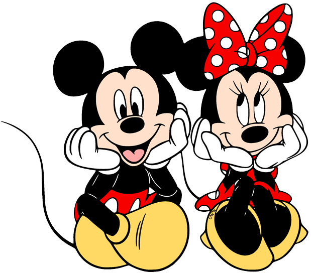 mickey and minnie mouse clip art