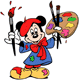 Mickey Mouse the artist