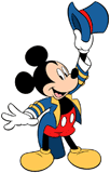 Mickey Mouse as a circus ringleader