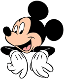 Mickey Mouse hanging out