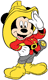 Firefighter Mickey Mouse