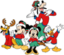 Mickey Mouse and Friends at Christmas
