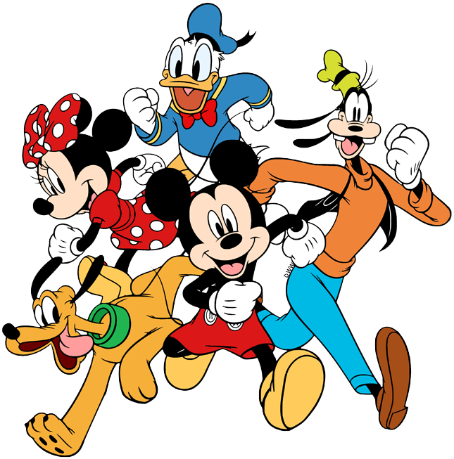 More mickey and friends clip art. 