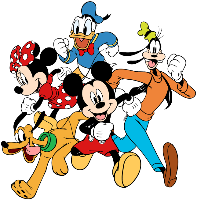 all-original. transparent png images of Disney's Mickey and Minnie Mou...