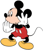 Mickey Mouse miming