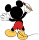 Mickey painting