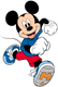 Mickey Mouse jogging